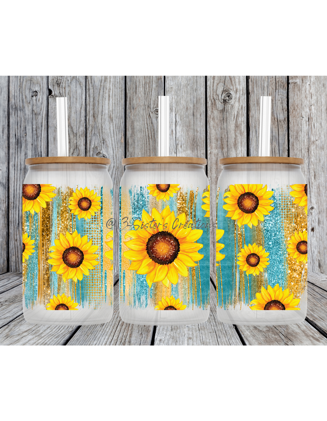 Turquoise & Sunflowers