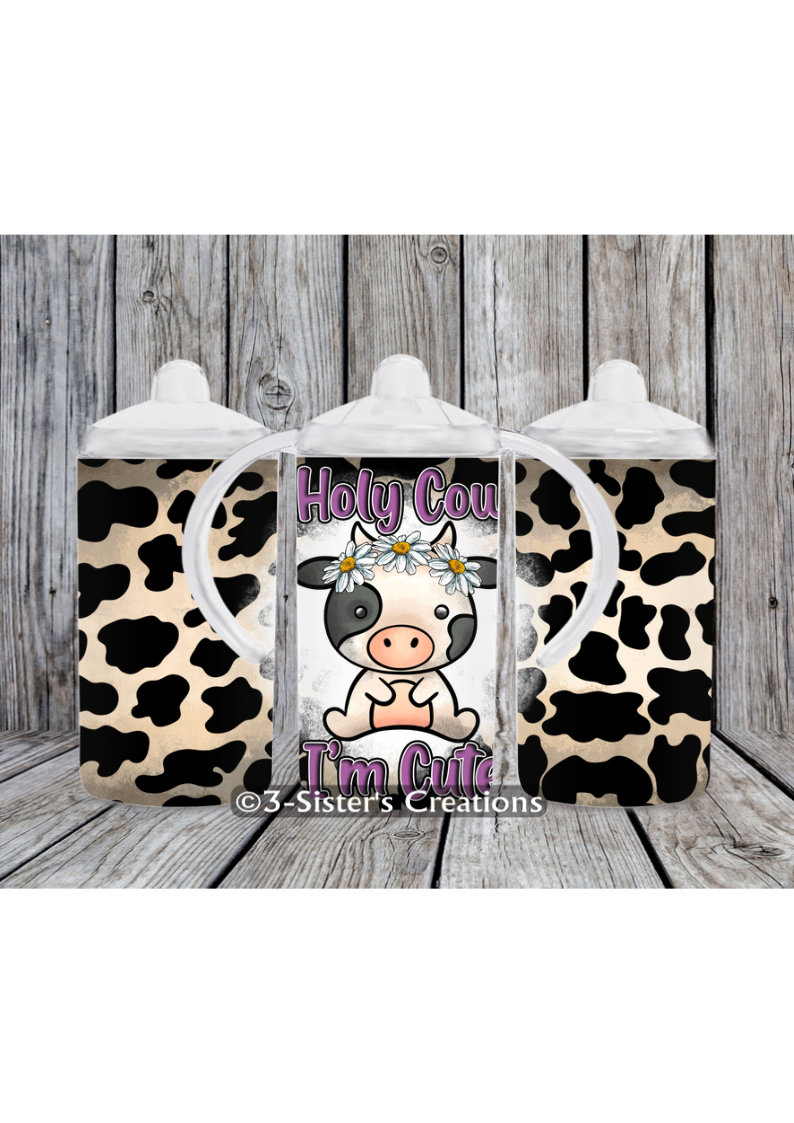 Cow Sippy Tumbler