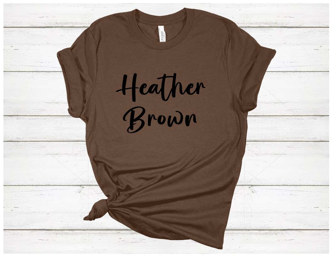 Heather Brown Shirt