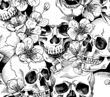 Load image into Gallery viewer, Skull &amp; Flowers
