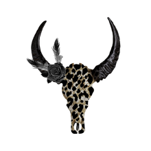 Load image into Gallery viewer, Leopard Bull Skull
