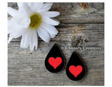 Load image into Gallery viewer, Red Hearts &amp; Earrings
