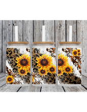 Load image into Gallery viewer, Cheetah Print &amp; Sunflowers
