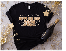 Load image into Gallery viewer, Gold Happy New Year 2023
