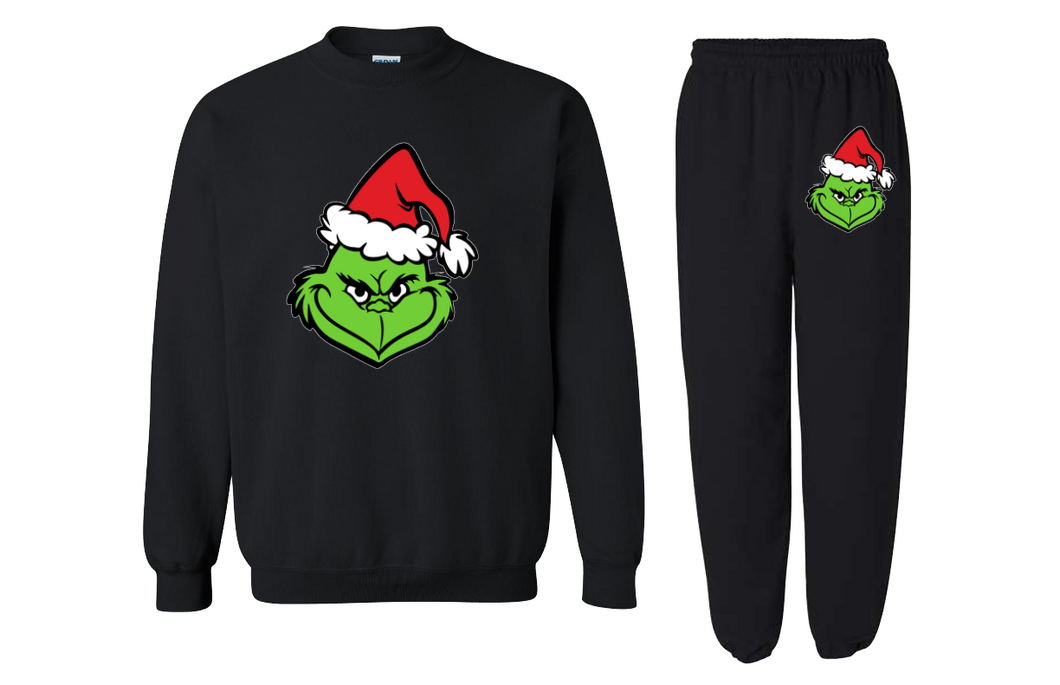 Grinch Sweat Suit 3 Sisters Creations