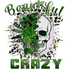 Load image into Gallery viewer, Skull Beautiful Crazy-Green
