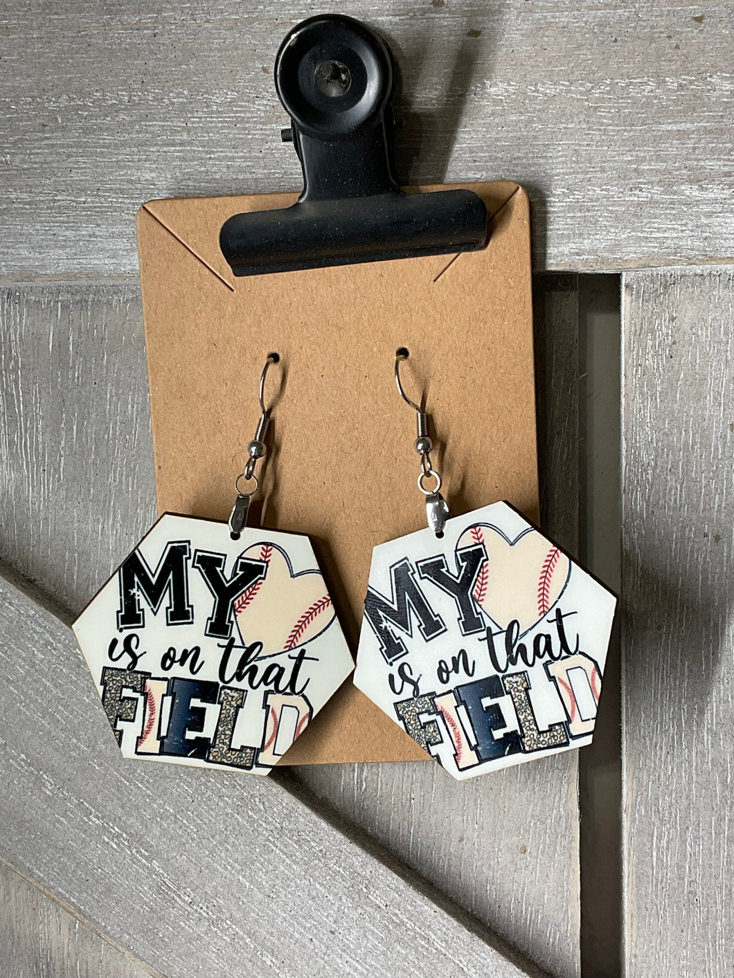 Baseball Earrings #7