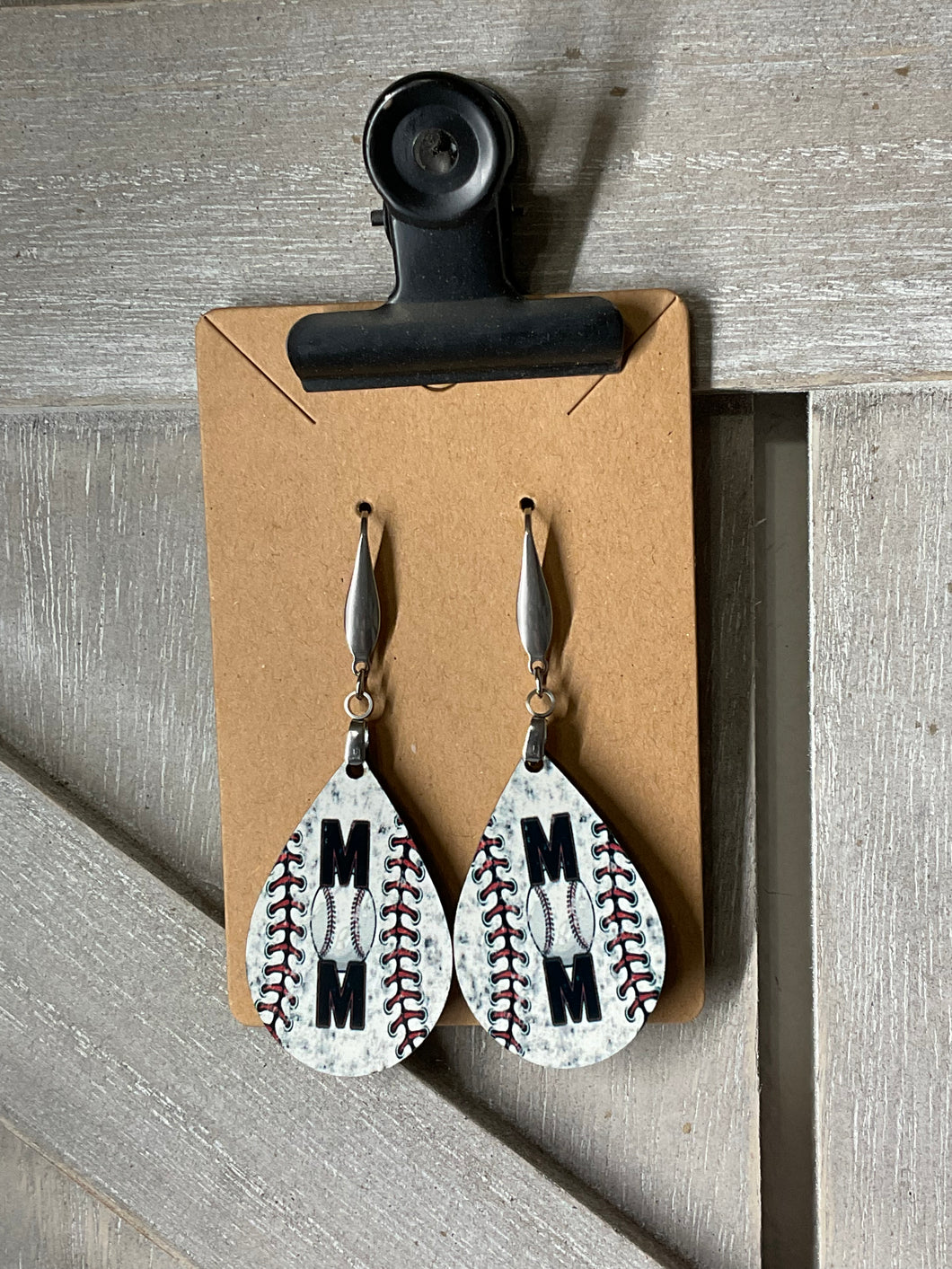 Baseball Mom Earrings #1