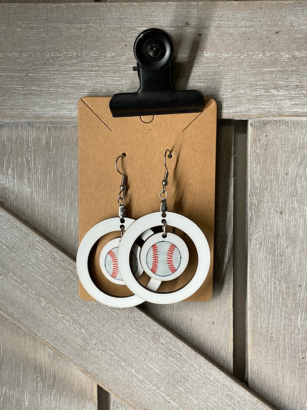 Baseball Earrings #11